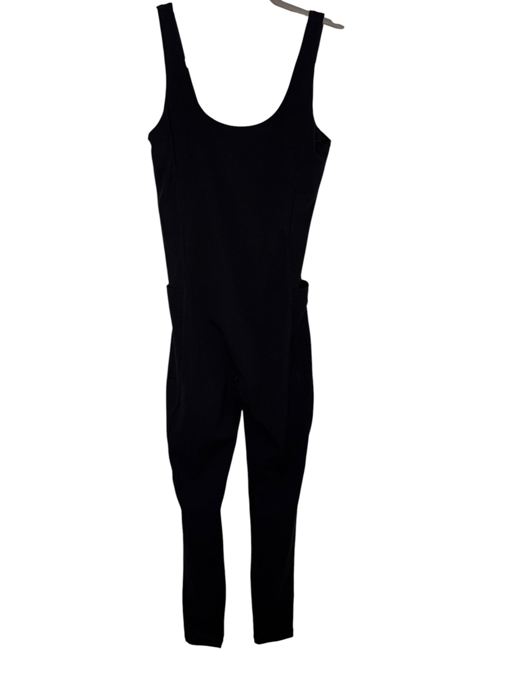 Curves N Combatboots Small S Black One Piece Jumpsuit Jumper Yoga Stretch Gym